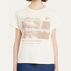 Mother Goodie Goodie Short Sleeve Boxy Cotton Tee